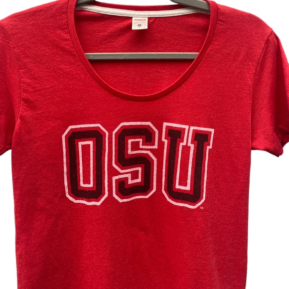 Homage Ohio State University Red Short Sleeve T Shirt, OSU Shirt, Buckey… - Picture 3 of 6